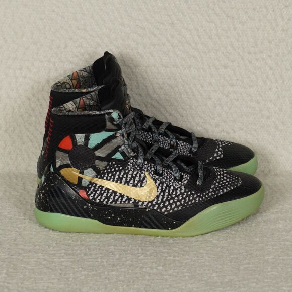 Nike Kobe 9 Elite NOLA Gumbo League Maestro Sneakers Boys 5Y Style 636602-002 - Picture 6 of 14